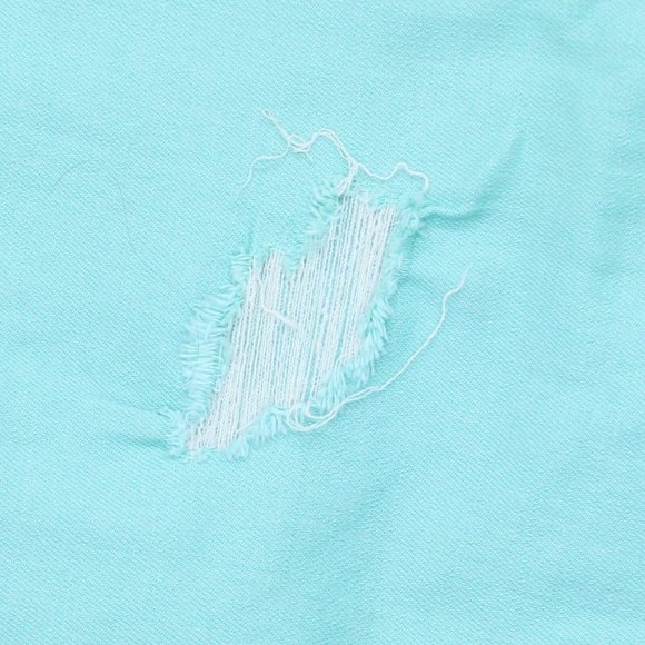 NWT DG2 Plus Size Virtual Stretch Destructed Skinny Jeans 18W Seafoam Blue - Picture 6 of 8